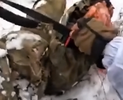 The Orc suffers leg injury after UA drone attack car