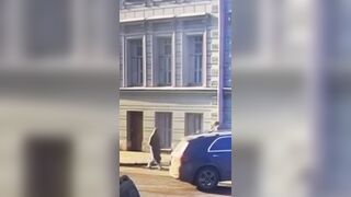 Man Battles for Life After Concrete Piece Plummets from Building Facade
