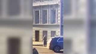 Man Battles for Life After Concrete Piece Plummets from Building Facade