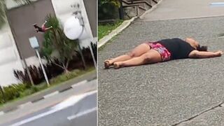 Woman Plunges to Her Death from Shopping Mall Rooftop in Gruesome Suicide Leap