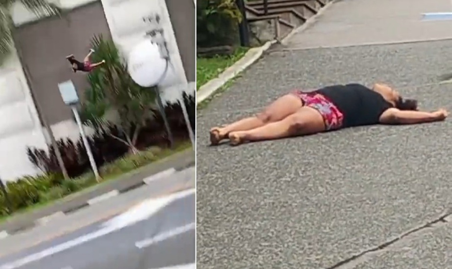 Woman Plunges to Her Death from Shopping Mall Rooftop in Gruesome Suicide Leap