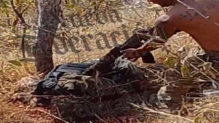 CJNG Gunmen Finish Off Dying Rival on the Ground with Dozens of Rifle Rounds