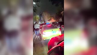 Desperate Man Sets Himself Ablaze and Dashes Through Crowds in West Bank Horror