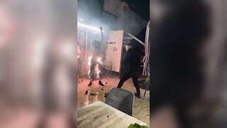 Desperate Man Sets Himself Ablaze and Dashes Through Crowds in West Bank Horror