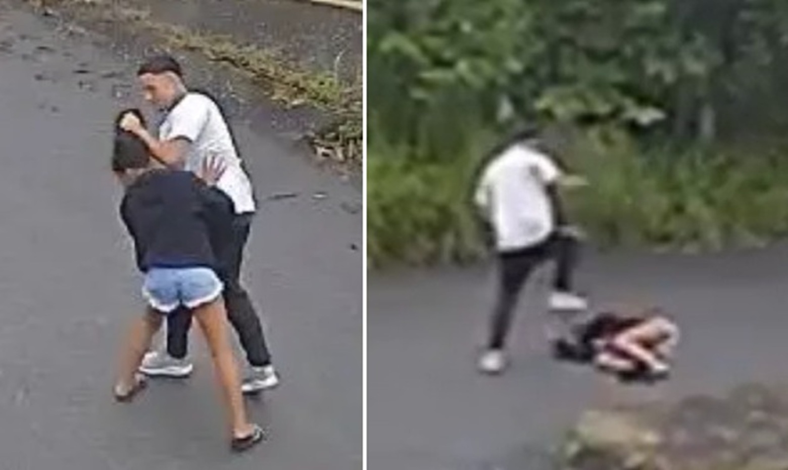 Man Drags GF by Hair, Punches Her Face, Then Stomps Her Head Until She's Unconscious