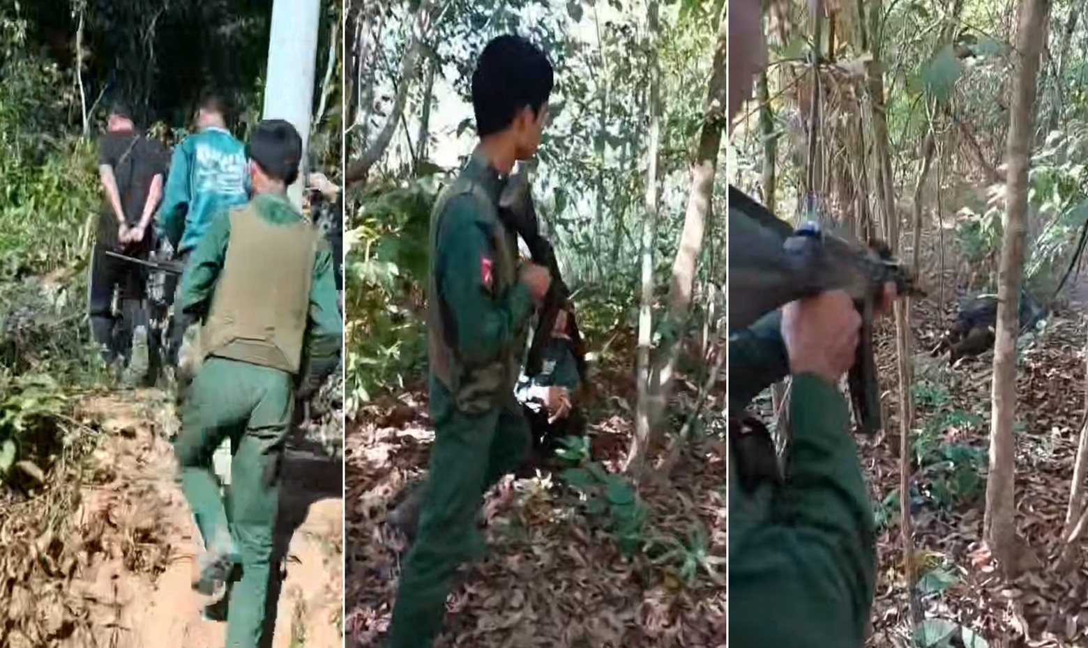Hands Tied, Led to the Jungle: Cold-Blooded Execution of Two Men in Burma by Gunmen