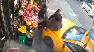 Out of Control Cab Plows Into Women Standing on NYC Sidewalk