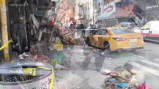 Out of Control Cab Plows Into Women Standing on NYC Sidewalk
