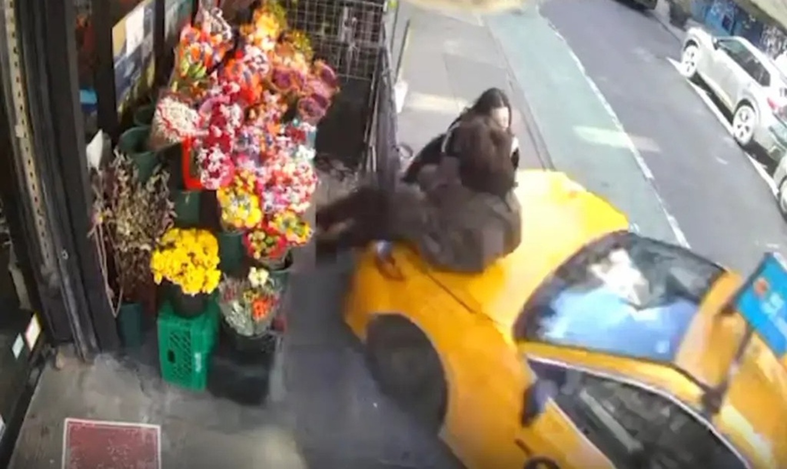 Out of Control Cab Plows Into Women Standing on NYC Sidewalk