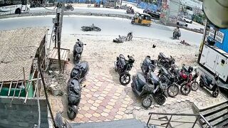 Kia Car Hits Bike, Drags It for Several Meters; Medical Representative Killed