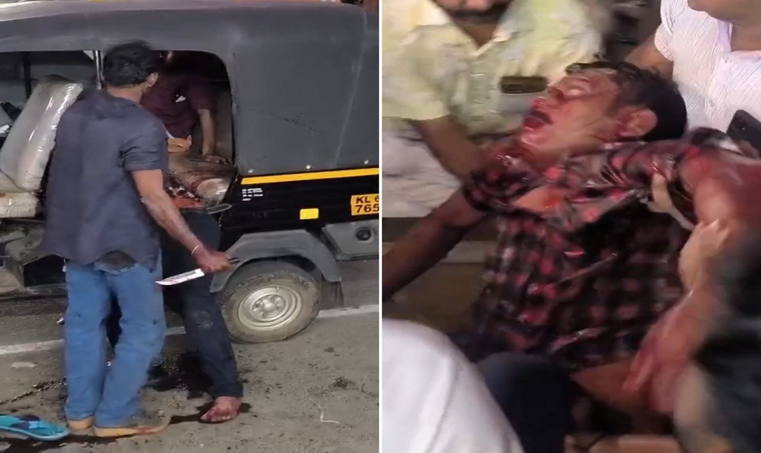 Mentally Unhinged Maniac Stabs Indian Rickshaw Driver to Death in Savage Knife Frenzy