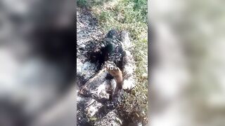 Motorbiker Burnt To Ashes