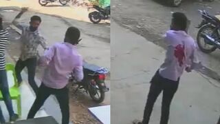 Two Men Attacked By Gang With Sickles, One Left With Sickle Stuck In Head, Dies