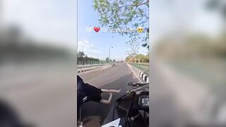 Motorcyclist Dies On High Speed In India