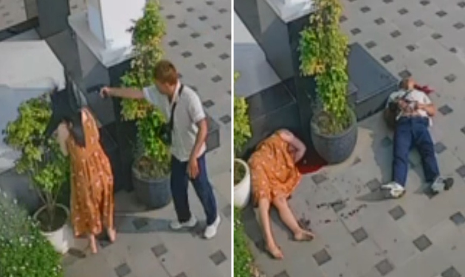 Jealous Man Kills Lover, Then Girlfriend, Then Himself (CCTV & Aftermath)