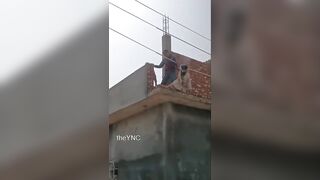 Man Died After Falling Face First On Live Wire