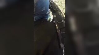 Motorcyclist Records Own Crash