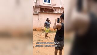 Woman Caught Stealing A Generator