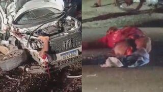 Motorcyclist Dismembered After A Brutal Collision