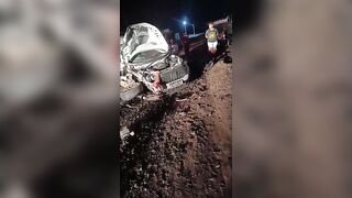 Motorcyclist Dismembered After A Brutal Collision