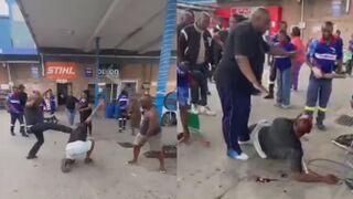 Man Tried To Steal From The Store, Meets Street Justice