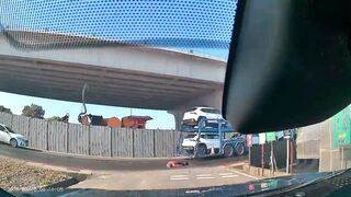 Man Throws Himself Under The Moving Truck