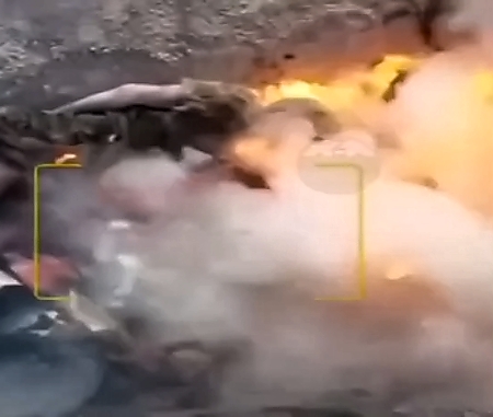 Burned alive