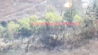 Destruction of the drone observation post and control center