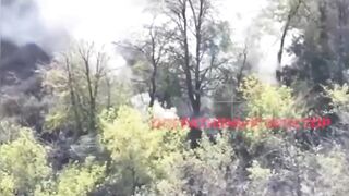 Destruction of the drone observation post and control center