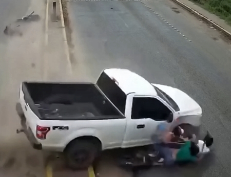 A motorcyclist caused a fatal accident in Mexico
