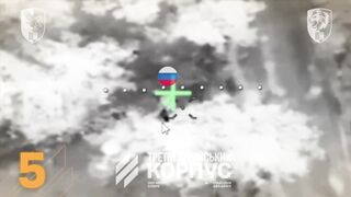 Ukraine's 63rd Mechanized Brigade hits 30 Russian soldiers with drone-dropped grenade