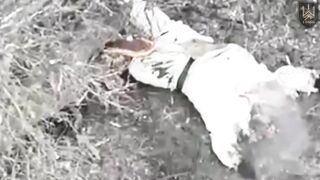 The Russian had half his head blown off