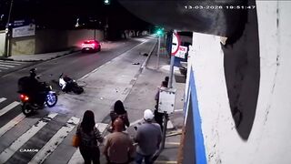 Military Cop's High-Speed Motorcycle SMASHES Into Truck – Instant Death Horror
