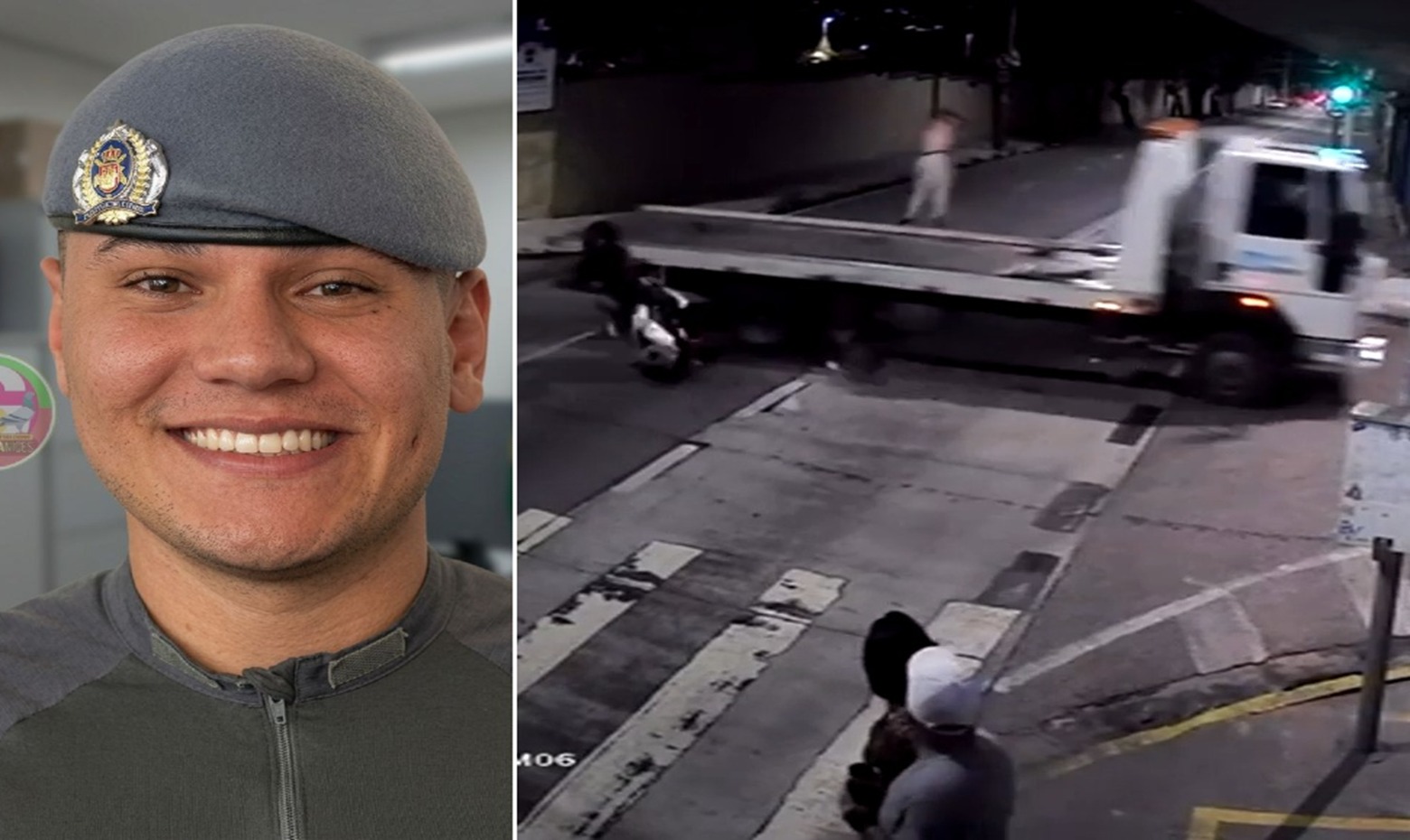Military Cop's High-Speed Motorcycle SMASHES Into Truck – Instant Death Horror