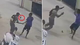 Dude Lurks in Alley with Machete, Ambushes Old Rival & Severs Hand in Revenge Attack