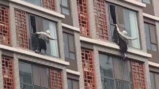 Mentally Disturbed Person Falls To Death