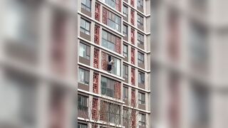 Mentally Disturbed Person Falls To Death