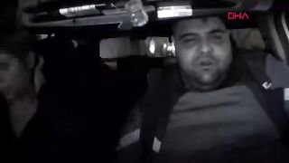 Fat Psycho Shoots Taxi Driver In The Head In Turkey {SKIP TO 3.50}