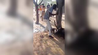 Off Duty Officer Stabs Mentally Ill Killer Of His Son To Death