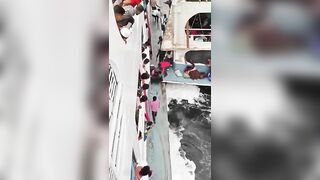 Two Ships Collide Crushing Passengers In Bangladesh