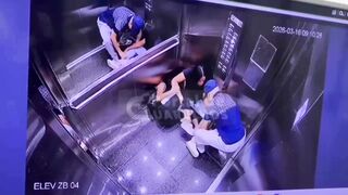 Man Pursues Ex Girlfriend to Elevator, Unleashes Violent Attack
