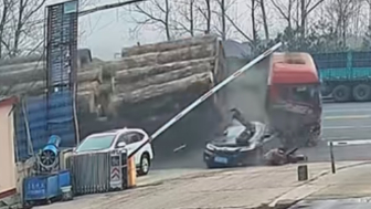 Moped Rider Crushed In Freak Accident