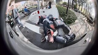 Meeting The Pole Face First, OUCH