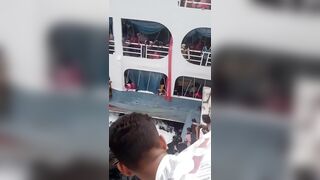 Another Shocking Video Shows Passengers Getting Crushed During Ships Collision In Bangladesh