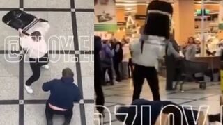 Man Beaten With Folding Chair