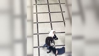 Man Beaten With Folding Chair