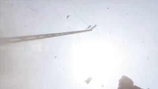 Israeli rocket and a report by a Russia Today journalist in Lebanon