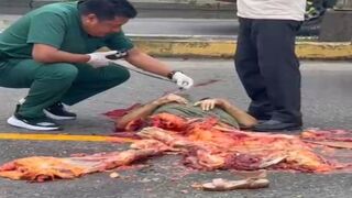 Horrific: 70-Year-Old Woman Reduced to Mush Below the Torso After Truck Runs Her Over