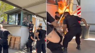 Worker Douses Himself in Fuel and Sets Fire in Wage Dispute Horror