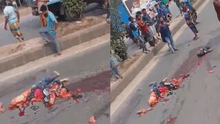 At Least She Weared A Helmet